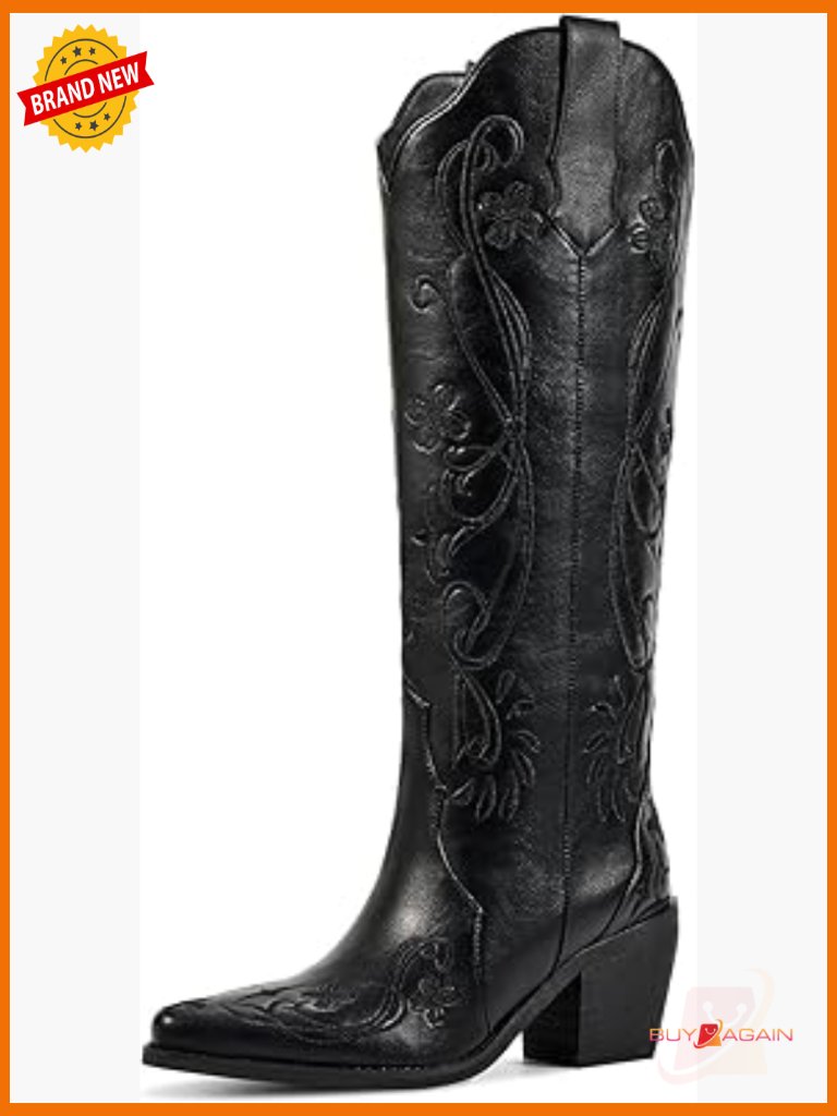 Cowboy Boots For Women Knee High Cowgirl Boots, Western Boots Floral